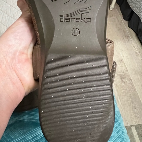 Dansko Reece Sandal for Women - Memory Foam and Cork Footbed Sz 10 Brown Leather - Picture 7 of 7